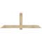 Ekena Millwork Eugene Rough Sawn Timber Gable Bracket, Douglas Fir, 84"W x 31"H x 6"D x 6"F, 9/12 Pitch GBW084X31X0606EUG00RDF - alternate 1